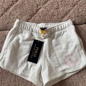 Polo by Ralph Lauren girls  White Athletic Shorts
